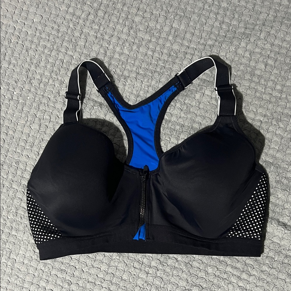 Maidenform Black and Blue Sports Bra